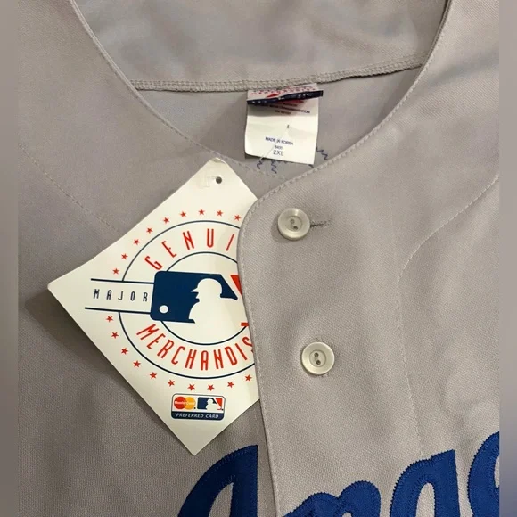 Majestic Authentic Los Angeles Dodgers Road Clayton Kershaw Jersey Men’s Sz: XXL - Picture 5 of 6